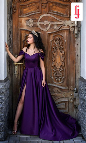 Dresses In Purple Exude Royal Sophistication