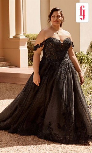 Plus Size Wedding Dresses In Black Elegance