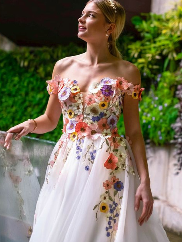 Sexy Floral Wedding Dresses